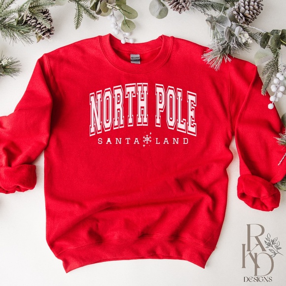 North Pole Santa Land Sweatshirt - Picture 3 of 4
